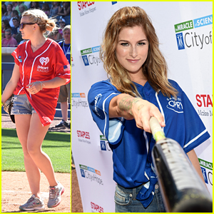 Jamie Lynn Spears & Cassadee Pope Face Off at City of Hope Softball Game