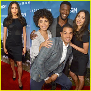Jurnee Smollett-Bell Joins 'Underground' Cast At Special Screening After Pregnancy Announcement!