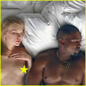 Kanye West Gets into Bed With Fake Taylor Swift in 'Famous' Music Video (NSFW)