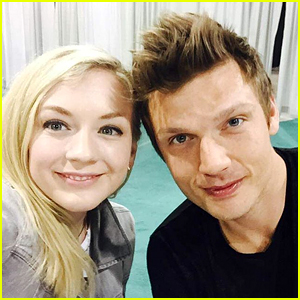 Nick Carter & Emily Kinney Excitedly Meet Each Other!