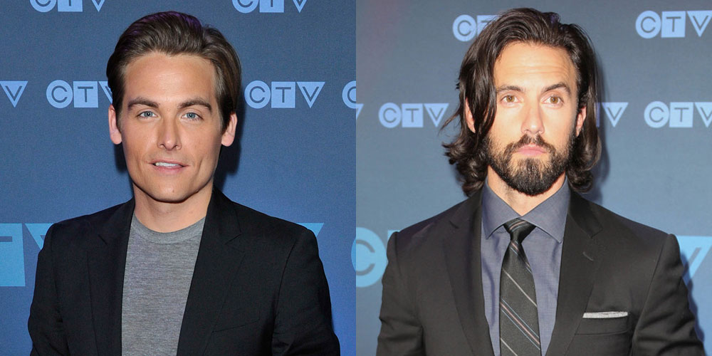Kevin Zegers & Milo Ventimiglia Suit Up for CTV Upfronts!