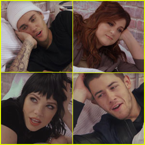Watch Justin Bieber, Nick Jonas & More Stars Recreate Kanye West's 'Famous' Music Video