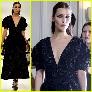 Bella Hadid Looks Super Fierce for Dior Couture Paris Show!