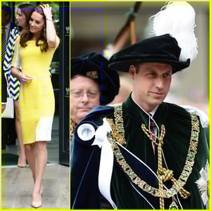 Kate Middleton Visits Wimbledon While Prince William Attends Thistle