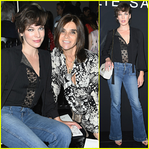 Milla Jovovich Is 'Walking On A Dream' After Elie Saab Fashion Show!
