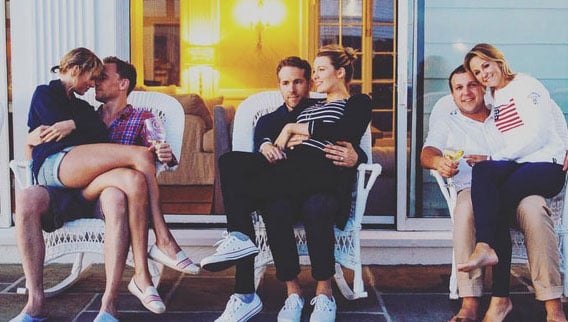 Taylor Swift Sits on Tom Hiddleston’s Lap in Cute Photo With Blake Lively & Ryan Reynolds!