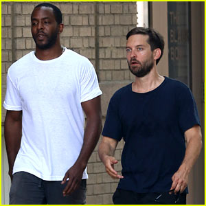 Tobey Maguire Power Walks His Way Around NYC