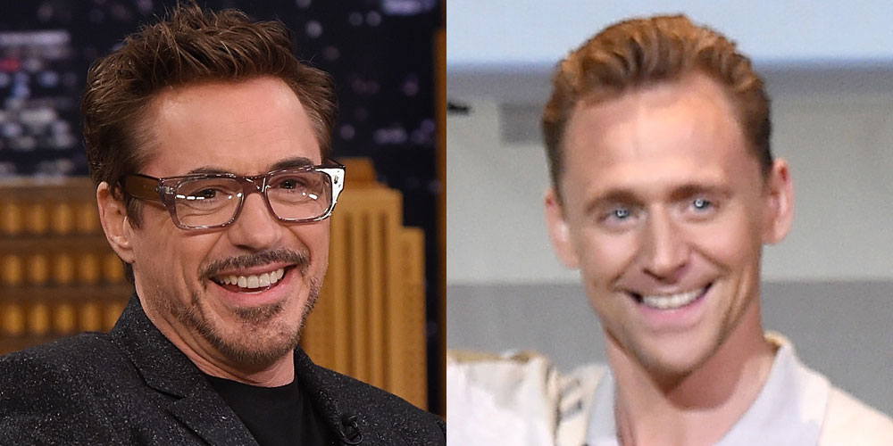 Robert Downey Jr. Tom Hiddleston to Instagram with a