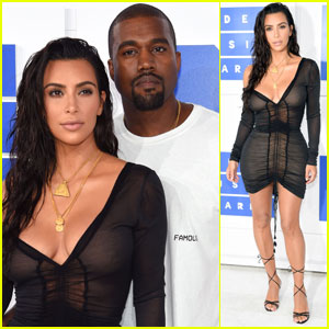 Kim Kardashian & Kanye West Couple Up for MTV VMAs 2016!