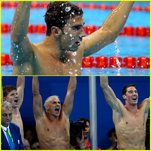 Michael Phelps Picks Up 21st Gold Medal After Ripping His Cap