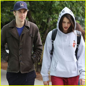 Nat Wolff Takes a Stroll With 'Death Note' Pal Margaret Qualley