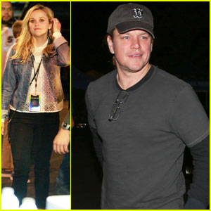 Reese Witherspoon & Matt Damon Both Attend Coldplay Concert