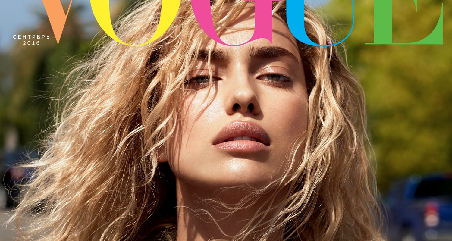 Irina Shayk Is Totally Blonde For 'Vogue' Russia! | Irina Shayk