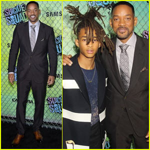 Will Smith Brings His Son Jaden to the 'Suicide Squad' Premiere