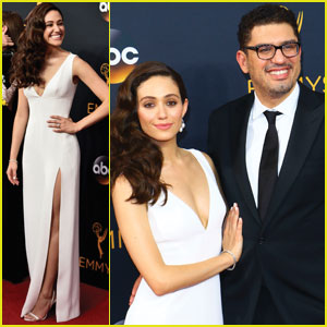 Emmy Rossum & Fiance Sam Esmail Couple Up for Emmys 2016 | 2016 Emmy