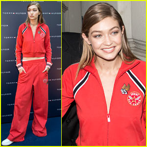 Gigi Hadid Steps Out for 'TommyxGigi' Launch Event in Milan