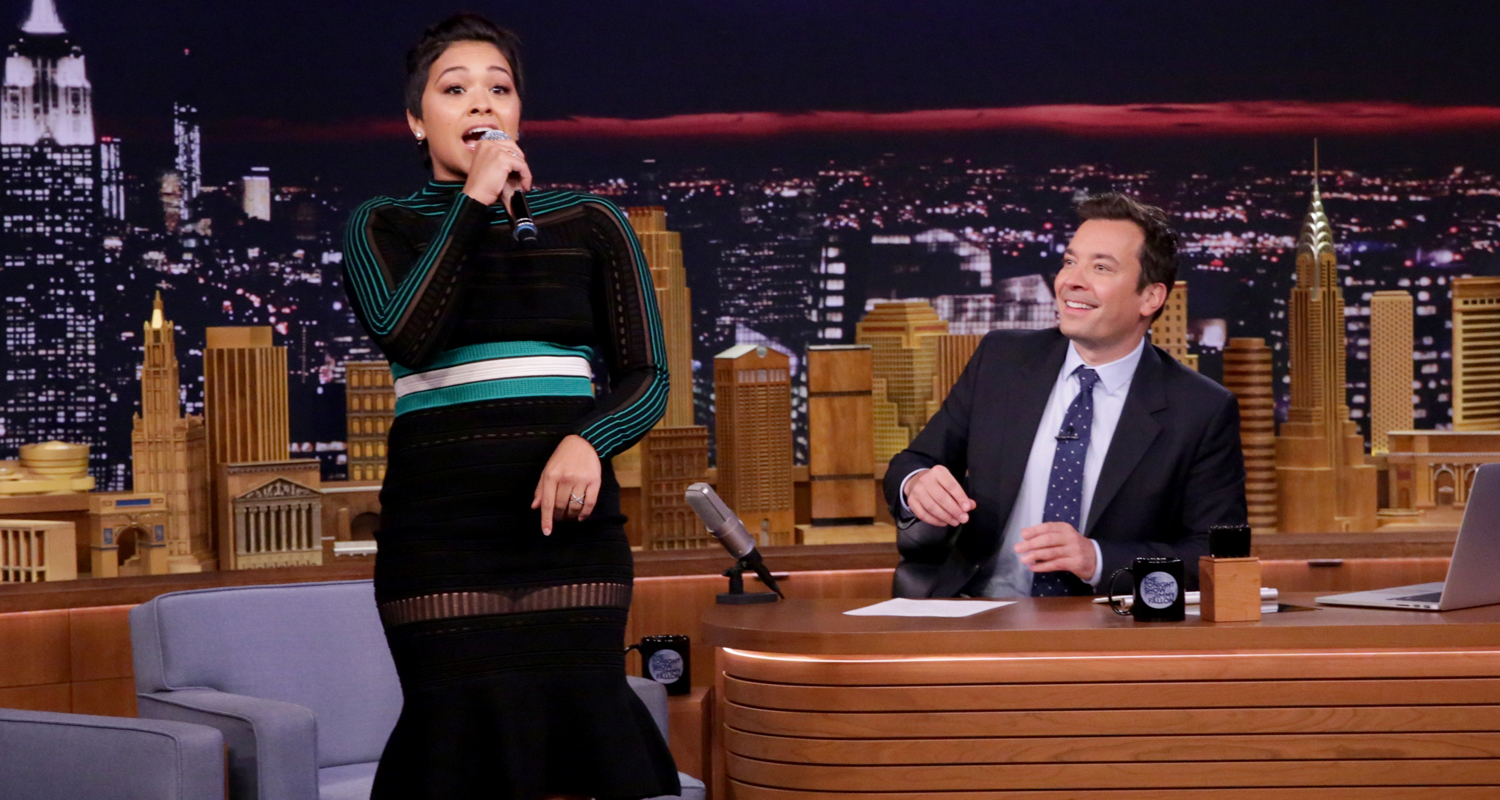 Gina Rodriguez Shows Off Her Rapping Skills as Alter Ego Cutz | Gina