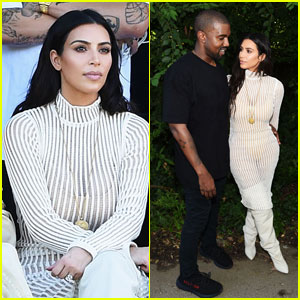 Kim Kardashian Sits Front Row at Kanye West's 'Yeezy' Season 4 Runway Show