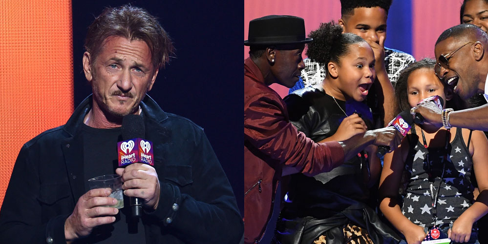 Sean Penn & Jamie Foxx Present at iHeartRadio Music Festival
