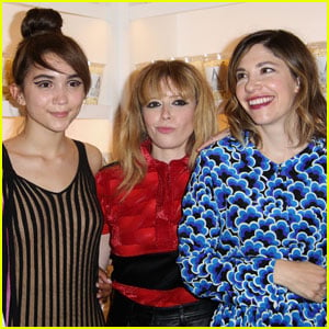 Rowan Blanchard Joins Natasha Lyonne & Carrie Brownstein at the 'The Realest Real' Premiere