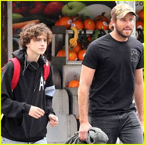 Armie Hammer Hangs Out with Timothee Chalamet in New York