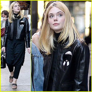 Elle Fanning Strolls Around NYC Before NYFF Premiere
