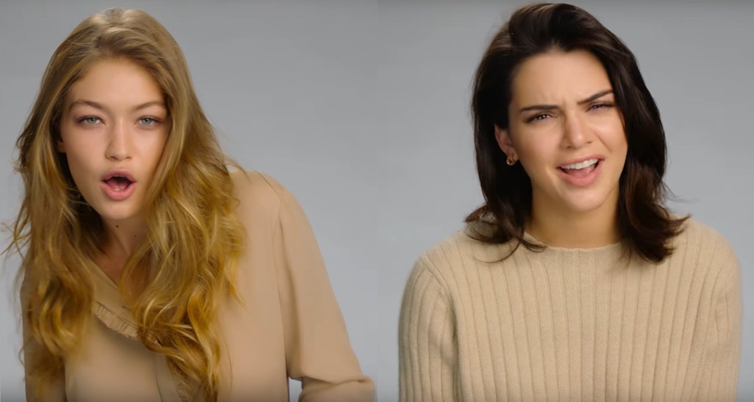 Gigi Hadid & Kendall Jenner Dramatically Read Justin Bieber’s ‘Baby