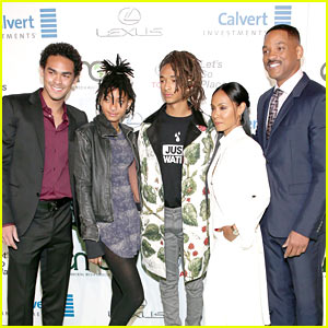 Jaden Smith Attends the Environmental Media EMA Awards with His Family!