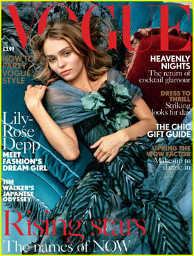 Lily-Rose Depp Looks Exquisite for British Vogue Cover