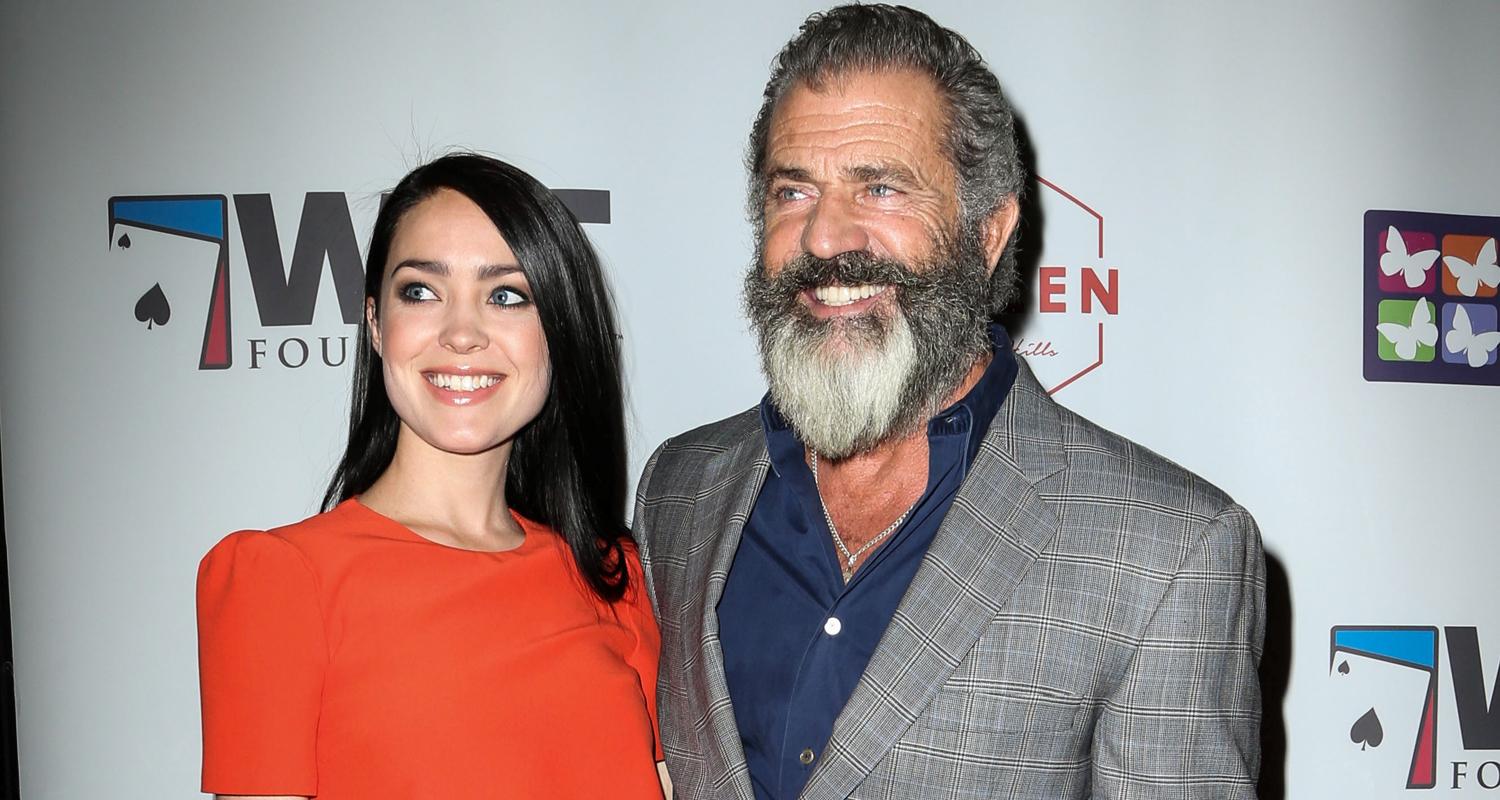 Mel Gibson & Pregnant Girlfriend Rosalind Ross Step Out at Charity