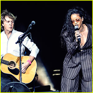 Rihanna Makes Surprise Performance at Desert Trip Festival with Paul McCartney!
