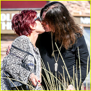 Sharon & Ozzy Osbourne Show Some PDA While Out & About in Malibu