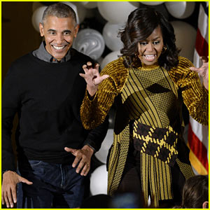 Barack & Michelle Obama Dance to 'Thriller' for Last Halloween at White House - Watch!