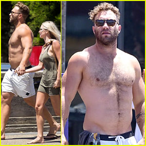 Suicide Squad's Jai Courtney Looks So Hot While Shirtless with Girlfriend Mecki Dent!