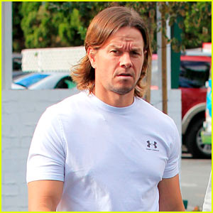 Mark Wahlberg Looks Buff at Bristol Farms Before Patriots Game