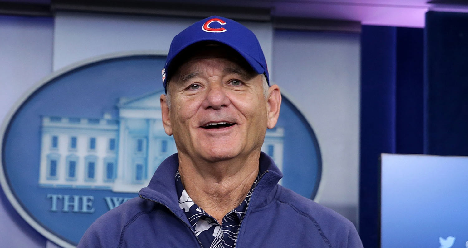 Bill Murray Gives His Ticket to Game Six of World Series to Fellow Cubs