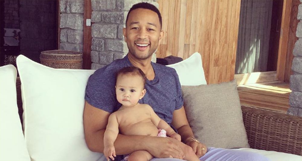 John Legend Celebrates His Birthday With Chrissy & Baby Luna Chrissy