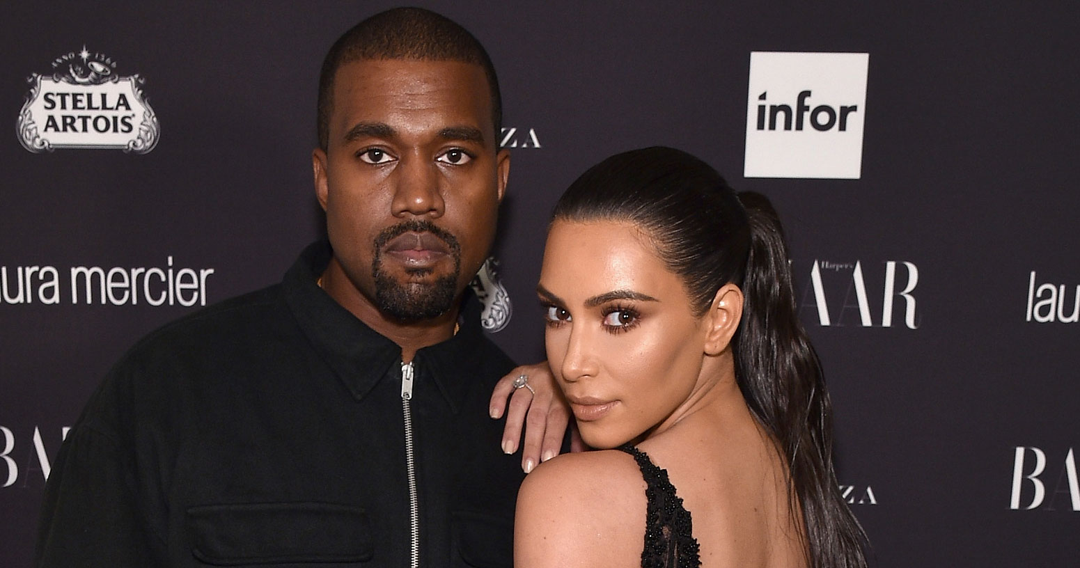Kim Kardashian & Kanye West Divorce Rumors ‘False’ Kanye West, Kim(00)