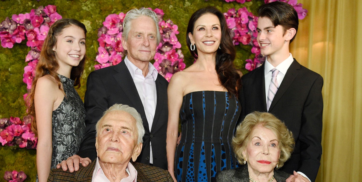 Kirk Douglas Celebrates 100th Birthday with His Famous Family!