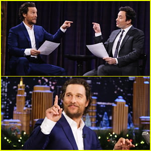 VIDEO: Matthew McConaughey & Jimmy Fallon Act Out Scripts Written By Kids On 'The Tonight Show'!