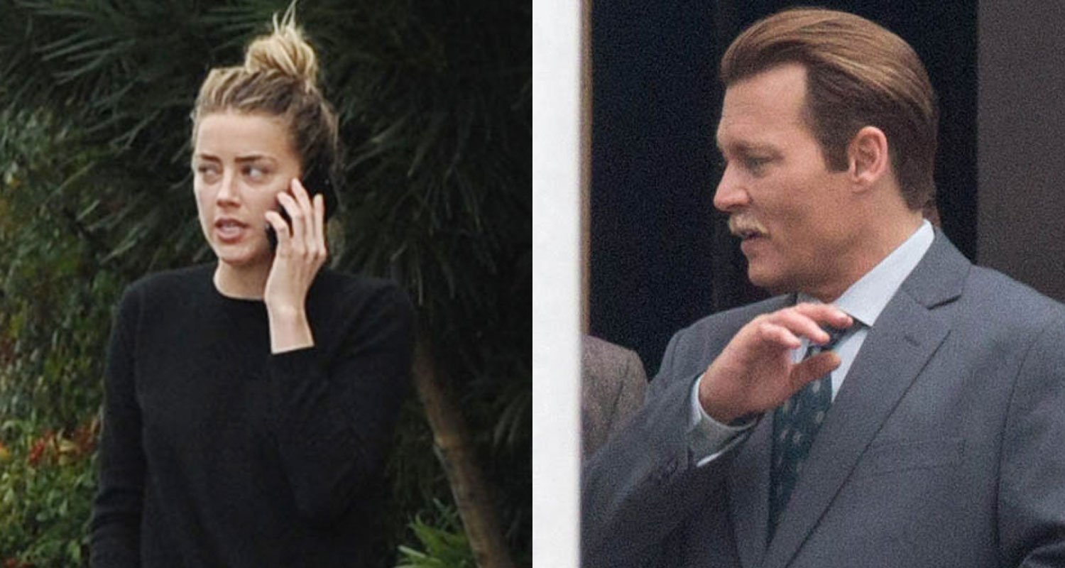 Johnny Depp & Amber Heard Step Out Separately After Their Divorce is
