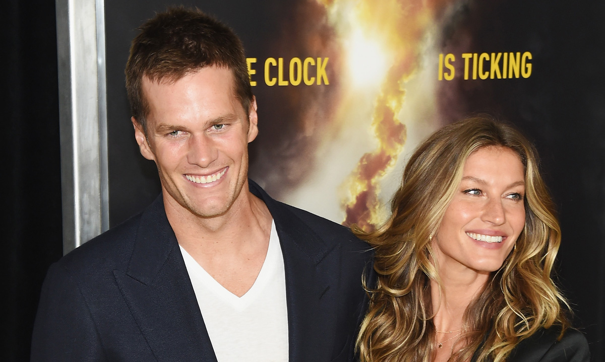 Tom Brady’s Daughter Gives Him a Good Luck Kiss Before Playoff Game