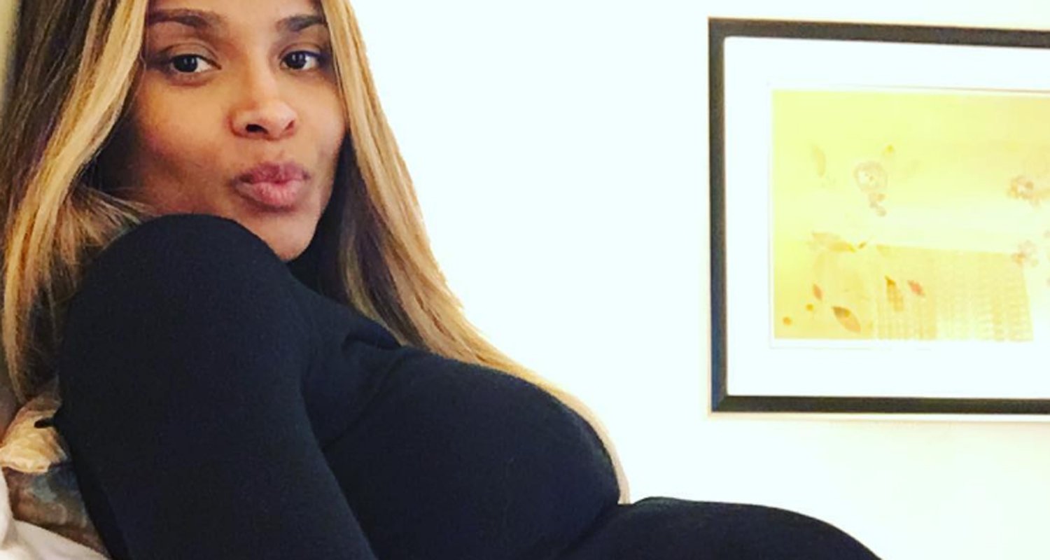 Ciara Celebrates the New Year With Baby Bump Selfies! Ciara, Pregnant