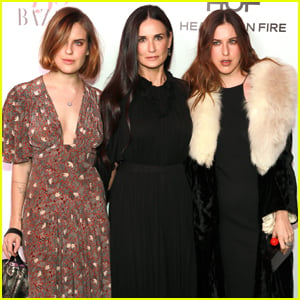 Demi Moore Brings Daughters Tallulah & Scout to 'Harper's Bazaar' Fashionable Women Event