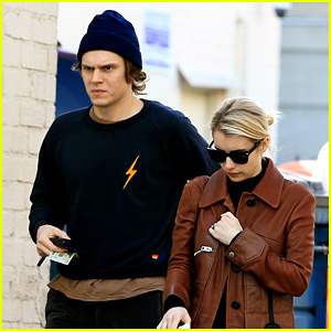 Emma Roberts & Evan Peters Step Out for a Lunch Date!