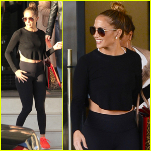 Jennifer Lopez Hits the Gym With Dwayne 'The Rock' Johnson