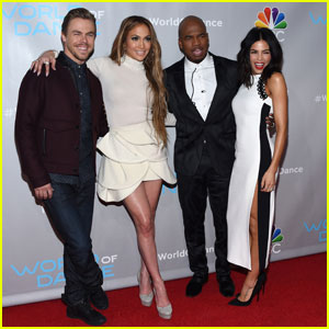 Jennifer Lopez & Derek Hough Promote 'World of Dance'