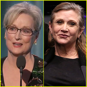 VIDEO: Meryl Streep Emotionally Pays Tribute to Carrie Fisher at Golden Globes 2017