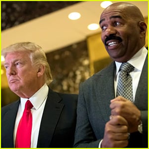 Steve Harvey Meets with Donald Trump, Has Only Words of Praise for the President-Elect