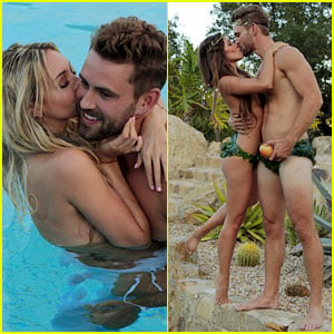 VIDEO: The Bachelor's Corinne Takes Bikini Top Off for Sexy Shoot with Nick!